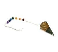 KDMD Women's Orgonite Power Chakra Pendulum - Flower of Life KDMD Multicolor One Size