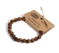 KDMD Women's Power Bracelet - Tiger Eye in Brown KDMD Brown One Size