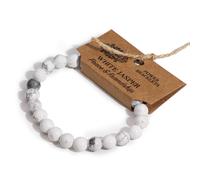 KDMD Women's Power Bracelet - White Jasper KDMD White One Size
