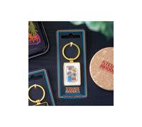 KDMD Women's Rainy Day Fun Keyring by Steven Rhodes - Retro Tattoo Kit Design in White KDMD White One Size