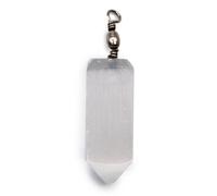 KDMD Women's Selenite Obelisk Pendant in Grey KDMD Grey One Size