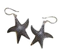 KDMD Women's Silver Earrings - Star Fish KDMD Silver One Size