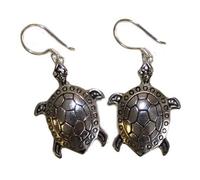KDMD Women's Silver Earrings - Turtles KDMD Silver One Size