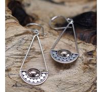 KDMD Women's Silver & Gold Earring - Luna Balance KDMD Silver One Size