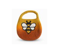 KDMD Women's Sunrise Orange Water Felted Bee Bag with Handle & Magnet KDMD Orange