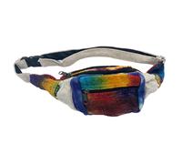 KDMD Women's Tiedye Hemp Bum Bag KDMD Multicolor