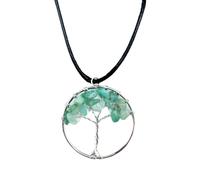 KDMD Women's Tree of Life Pendant - Jade in Green KDMD Green One Size