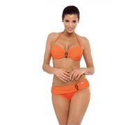 KDMD Women's Two Piece Bandeau Swimsuit With Jewelry in Orange | Size: Medium KDMD Orange M