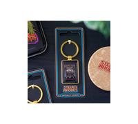 KDMD Women's Worship Coffee Keyring by Steven Rhodes-Retro Enamel Coffee Lover Gift in Black KDMD Black One Size