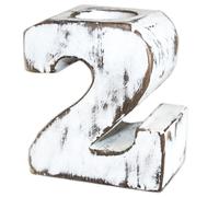 KDMD Wooden Birthday Numbers - No.2 in White KDMD White