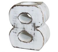KDMD Wooden Birthday Numbers - No.8 in White KDMD White