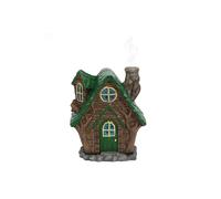 KDMD Woody Lodge Incense Cone Burner in Brown KDMD Brown