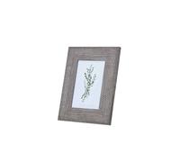 KDMD Woven 5x7 Photo Frame - Rustic, Textured Grey-Wash Decor in Grey KDMD Grey