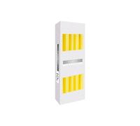 KDMD Yellow Taper Candle - Elegant, Steady Burn for Decor & Events KDMD Yellow