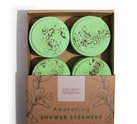 Zen Shower Steamers Wellness Gift Set - Aromatherapy Essential Oil Shower Bombs - Natural & Vegan Self-Care Steamers - Spa-Like Shower Experience - Made in The UK (Awakening)