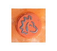 KDMD Zodiac Bath Fizzers Set Leo Citrine & Ginger Fragrance 2x150g in Orange