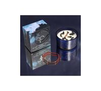 KDMD Zodiac Crystal Candle & Gemstone Bracelet for Aries-Freshness in Blue KDMD Blue