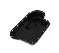 KDMOWHON Engine Oil Pan Compatible for Hyundai Genesis Coupe Iron Black No.215102C000