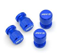KDNWQF 4pcs Car Tyre Valve Caps Tire Dust Caps for Mazda MX5 MX-5, Tyre Valve Cap Auto Tire Valve Caps Tire Air Cover Tire Valve Stem Caps Replacement Dust Caps,D