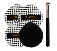 KDOSP 1pcs Makeup Sponge - Latex Free and Vegan Makeup Sponge Blender - For Powder, Cream or Liquid Application - One Piece Make Up Sponge