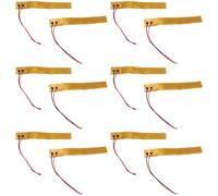 Kdouehg 12Pcs 20Mmx140Mm Film Heater Plate Adhesive Pad,PI Heating Elements 24V 72W Strip Heater Adhesive Polyimide Heater Plate Easy Install Easy to Use