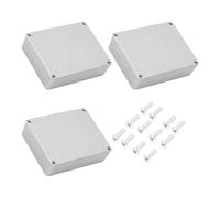 Kdouehg 3PCS 1590BB Guitar Pedal Enclosure Aluminum Diecast Stomp Box Case Toggle Switch Box 120x94.5x34MM