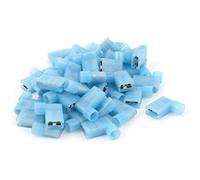 Kdouehg 40pcs 90 Degree Insulated Female Push On Wire Terminal Connector