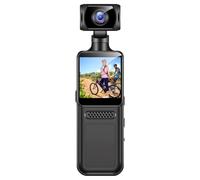 Kdouehg 4G Pocket Digital Camera Body Worn Camera 180 Degrees Rotate Bike Driver Recorder Camera Portable Driver Recorder No Memory