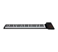 Kdouehg 61-Key Hand-Rolled Electronic Organ Portable Folding Silicone Hand-Rolled Piano Practice the Handroll Accordion Beginners Practice Hand-Rolled Piano