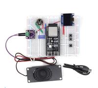 Kdouehg AI Voice Chat Robot ESP32-S3 Development Board Breadboard 0.96inch LCD Finished Kit for DeepSeek for Student Educational