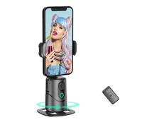 Kdouehg Auto Face Tracking Phone Holder No App Required 360° Rotation Phone Camera Stand withRemote andGesture Control