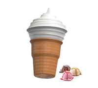 Kdouehg Automatic Ice Cream Maker, DIY Frozen Fruit Dessert Machine, Home Yogurt Mixer,Soft Ice Cream Machine for Kids