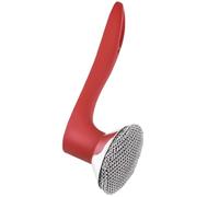 Kdouehg Cast Iron Scrubber with Good Grip Handle - Welded Fine Chain Mail Scrubber Cast Iron Brush - Metal Chainmail Scrubber