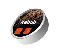 Kdouehg ESP32 S3 LVGL Development Board 1.5-Inch 466x466 Circular OLED Touch Knob Display Screen with Wifi Bluetooth Silver