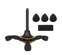 Kdouehg Flute Clarinet Stand Foldable and Removable Bold Yellow Base