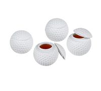 Kdouehg Golf Ball Shot Glasses Set 3 Pack 1.5oz Silicone Drinkware Golf-Themed Gifts forMen