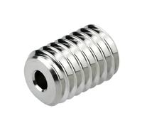 Kdouehg High Flow CHT Nozzle Copper Connector for V6 Volcano Hotend Compatible with Volcano Heater Block and V6 Nozzle 1Pcs