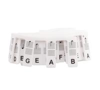 Kdouehg Removable Piano Keyboard Note Labels Piano Keyboard Stickers, 88-Key Full Size, No Need Stickers, Reusable Easy to Use