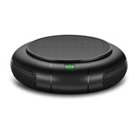 Kdouehg USB Solar Car Air Purifier 1200mAh,Negative Ion Generator for Fresh Interior Air