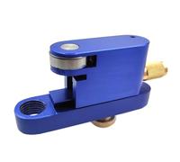 Kdouehg Violin Purfling Groover Jig Violin Edge Soundhole Router Guide Tool Violin Making Luthier Tool Blue