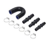 KDP 3-ply Reinforced Silicone Engine Heater Core Bypass Kit with 5/8" 3/4" PA66-GF33 Hose Connector Universal Fit for Most Common Heater Hoses