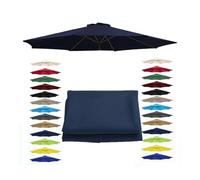 KDQRMVV 6-arm/8-arm parasol replacement cover for 2m/2.7m/3.5m cantilever parasol canopy