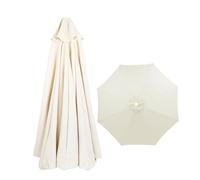 KDQRMVV Replacement Parasol Canopy 3.0m 3.5m/8 Arms garden parasol replacement canopy for cantileve Umbrella(Size:3.5m,Color:White)