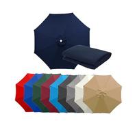 KDQRMVV Replacement parasol canopy Garden umbrella replacement set 6/8 arms Suitable for 200cm/270cm/350cm parasols