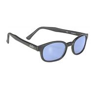 KD's X 10012 sunglasses - Blue lenses and matte black frame - Bikers