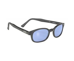 KD's X 10012 sunglasses - Blue lenses and matte black frame - Bikers