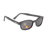 KD's X 10019 sunglasses - Polarized gray lenses - Matte black frame - Bikers