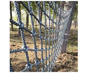 KDSD8FFF 3.3X6.6Ft Polyamide Climbing Net - Outdoor Safety Net for Kids Playground, Balcony & Stair Fall Protection, Truck/Trailer Cargo Secure, Bridge/Tunnel Guard Net