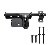 KDUP Slide/Sliding Bolt Door/Gate Latch, Satin Black