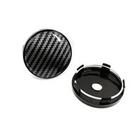 KDUSNA 4 Pieces Hub Caps Wheel Hub Caps for Range Rover Sport III 2022 2023 2024-, 60mm Universal Carbon Fiber Hub Cap Wheel Caps Wheel Hub Cover,A black-60mm